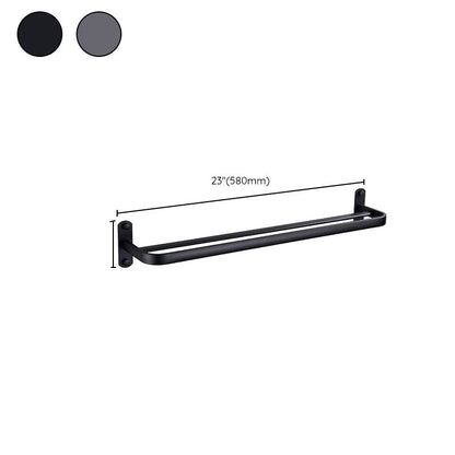 Stylish Bathroom Shelf Set with Towel Holder & Storage