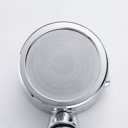 Modern Round Shower Head 3 Mode Spray in Chrome