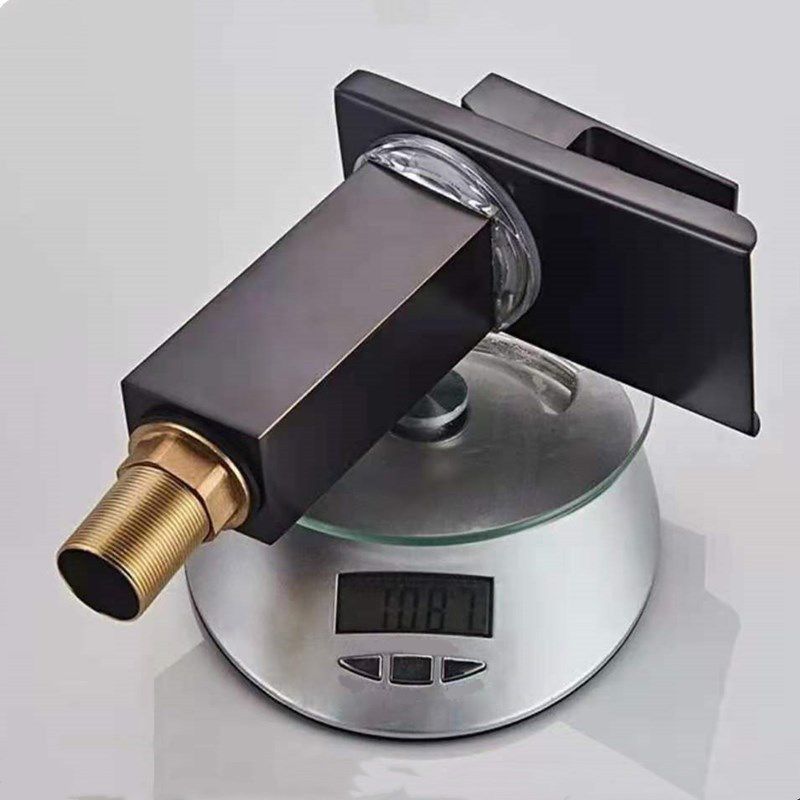Modern LED Bathroom Sink Faucet One Hole Installation
