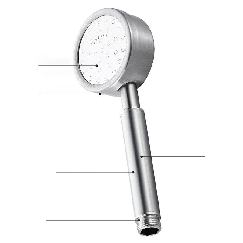 Stylish Metal Handheld Shower Round Head