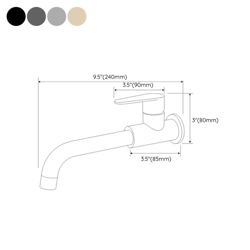 Stylish Chrome Mounted Basin Faucet