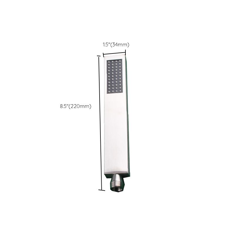 EasyClean Square Shower Head 304 Stainless Steel Handheld Shower
