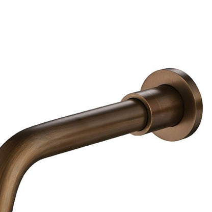 Modern Single Handle Wall Mount Bathroom Faucet