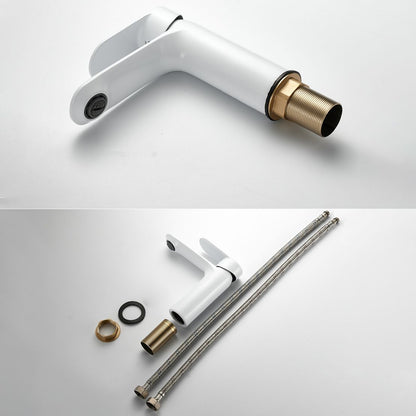 Modern Single Handle Brass Bathroom Sink Faucet