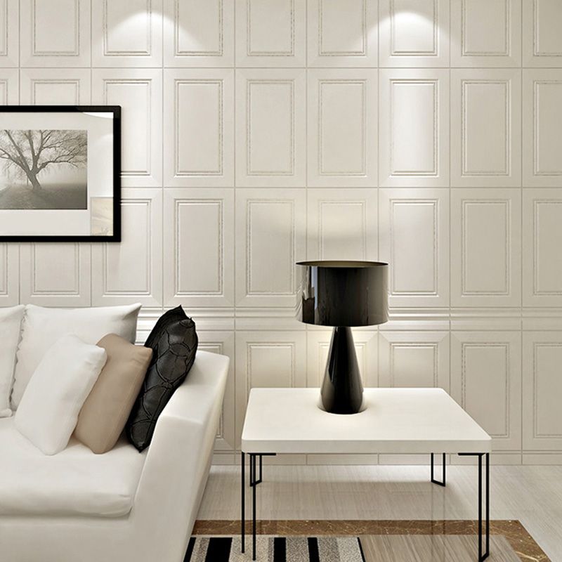 Stylish Interior Wall Panel Geometric Pattern Stick On Decor