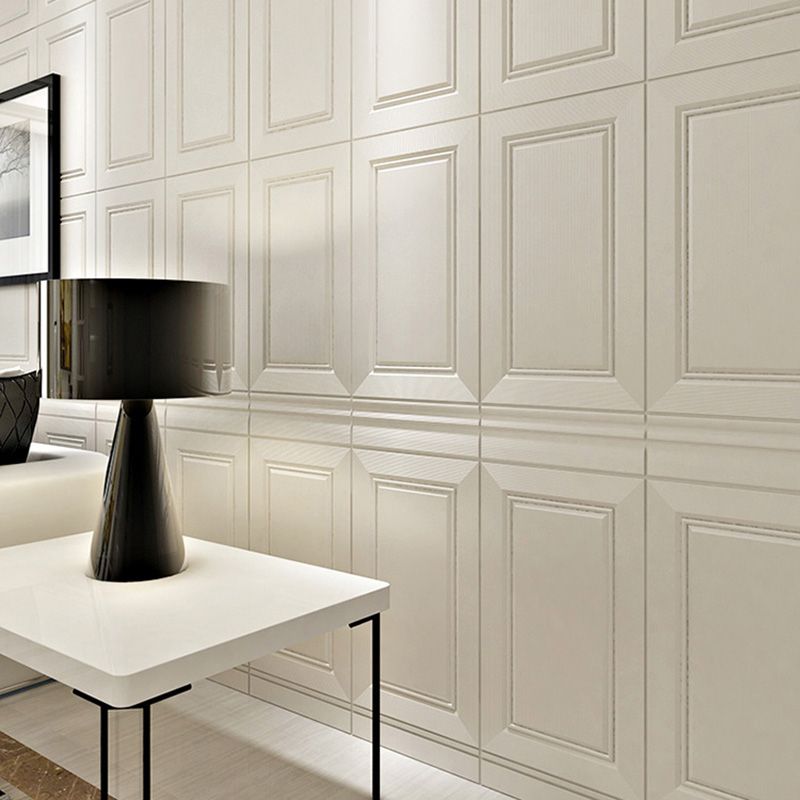 Stylish Interior Wall Panel Geometric Pattern Stick On Decor