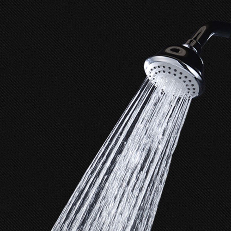 Silver Round Wall Mount Shower Head Stainless Steel