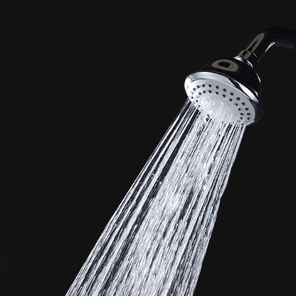 Silver Round Wall Mount Shower Head Stainless Steel