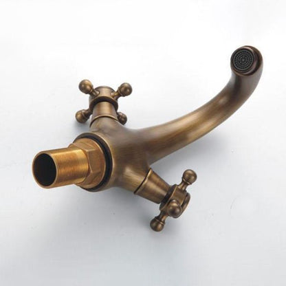 Space Saving Foldable Bathroom Faucet – 2 Lever Handles