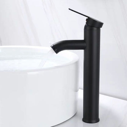 Contemporary Stainless Steel Bathroom Sink Faucet
