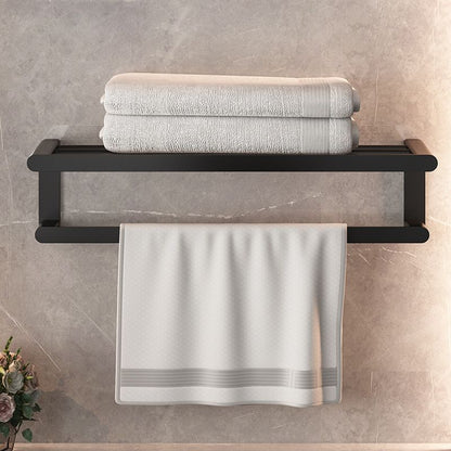Stylish Bathroom Accessory Set with Towel Rack & Toilet Paper Holder
