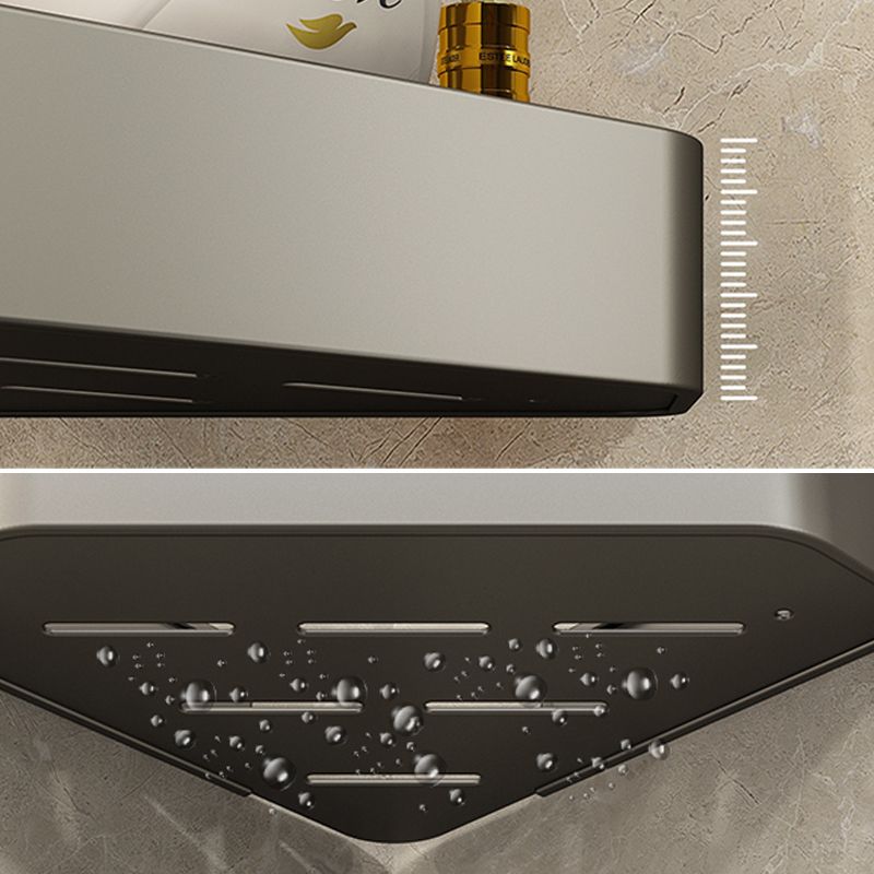 Sticky Bathroom Shelf Metal Organizer Accessory