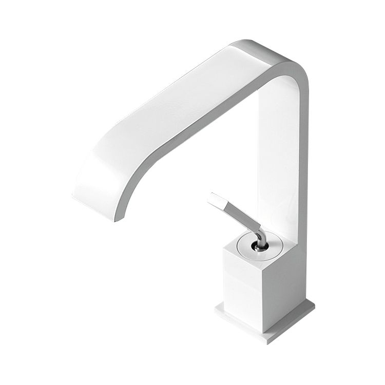 Contemporary Chrome Widespread Bathroom Sink Faucet