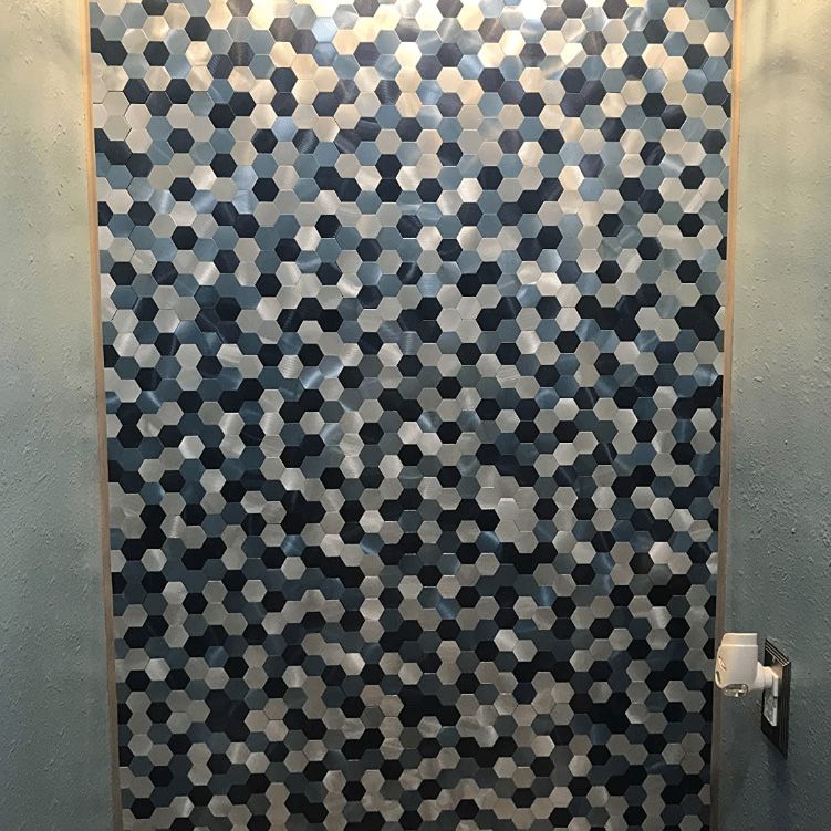Easy Install Metallic Wall Tiles