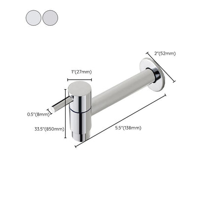 Modern Single Handle Bathroom Faucet Solid Brass