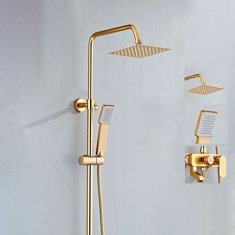 Cofik | Contemporary Wall Mount Shower Set with Adjustable Flow