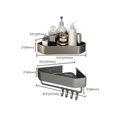 Sticky Bathroom Shelf Metal Organizer Accessory