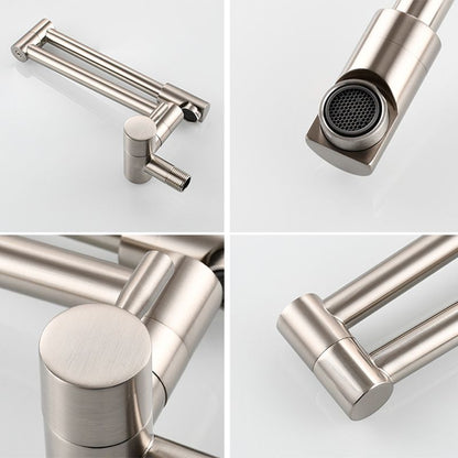 Compact Wall Mount Single Handle Kitchen Faucet
