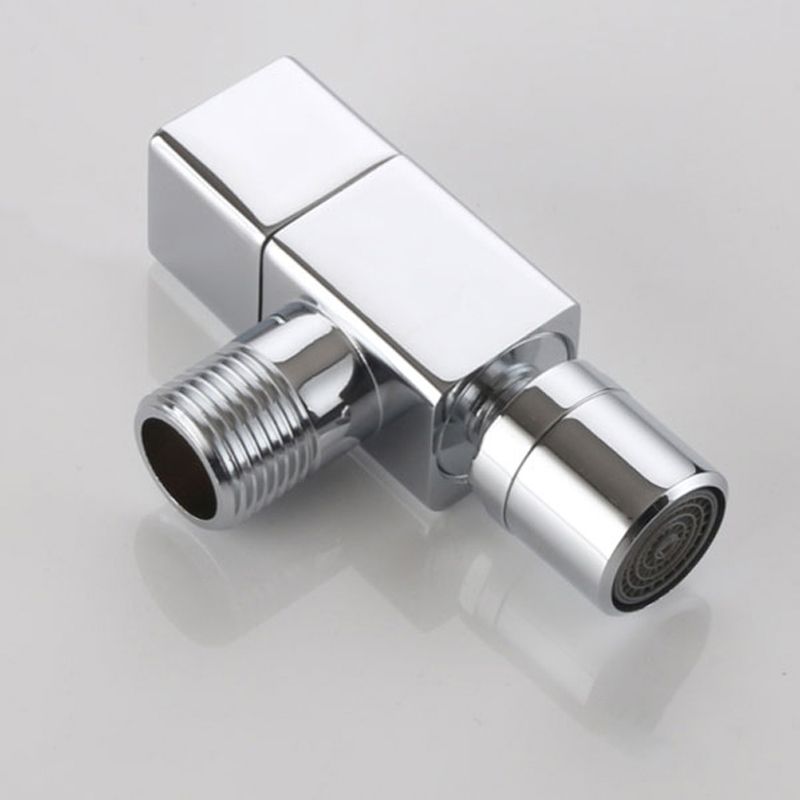 Modern Round Brass Bathroom Faucet Handle