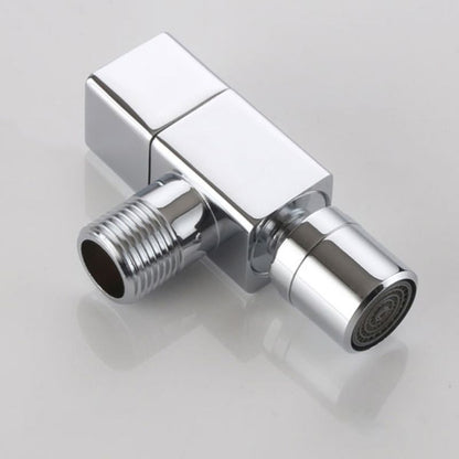 Modern Round Brass Bathroom Faucet Handle
