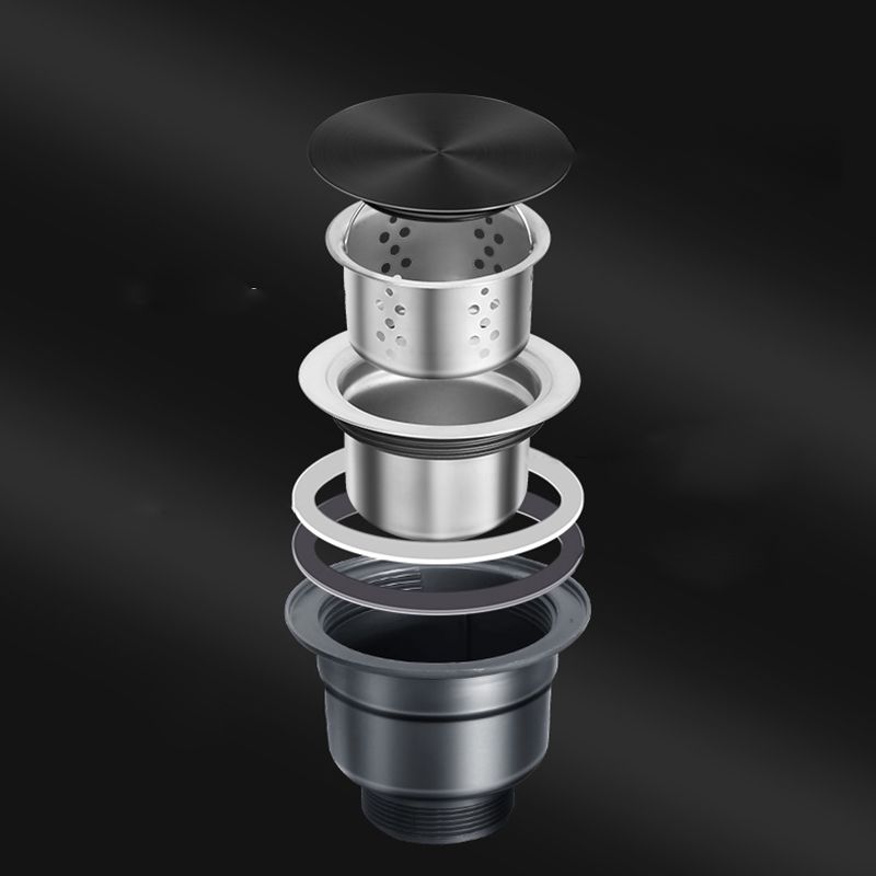 Modern Stainless Steel Kitchen Sink Round Bowl