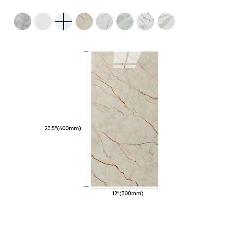 Waterproof Self Adhesive Marble Effect Kitchen Tile Backsplash