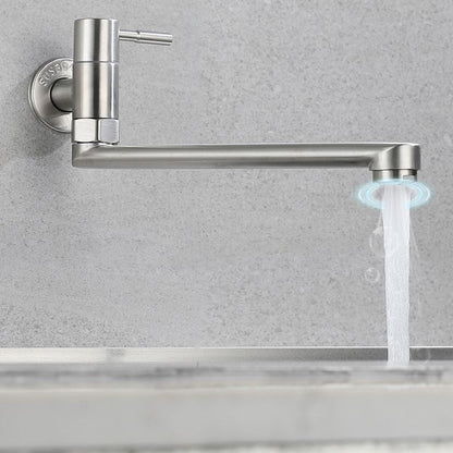 Easy Single Handle Stainless Steel Kitchen Faucet