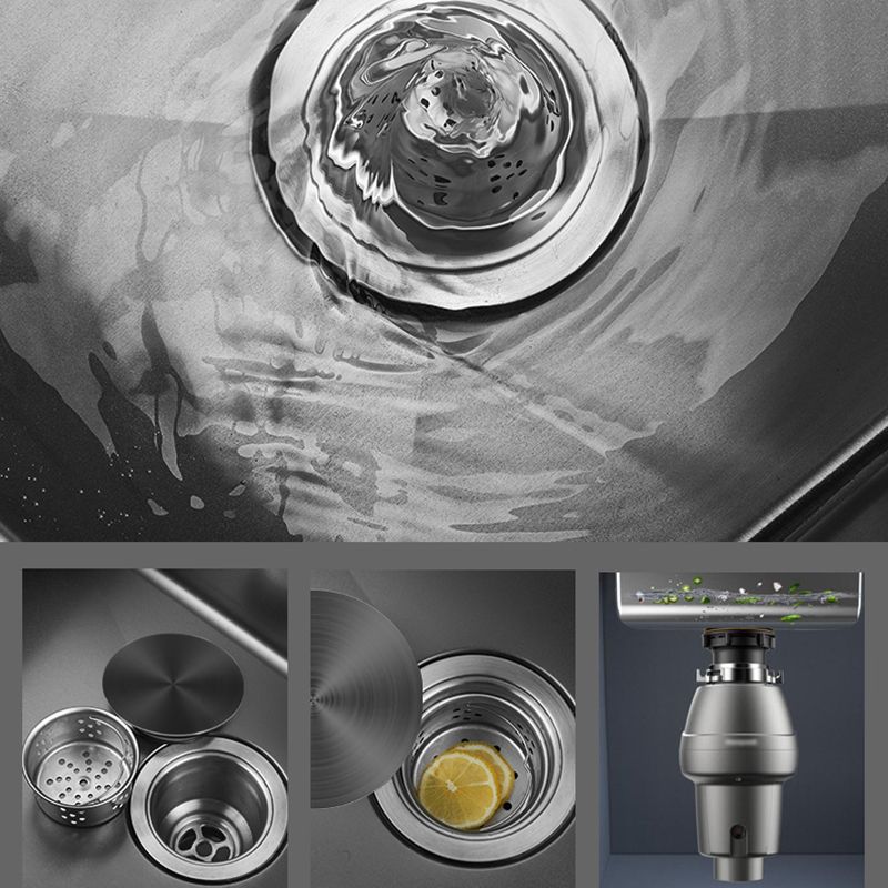 Modern Stainless Steel Kitchen Sink Round Bowl