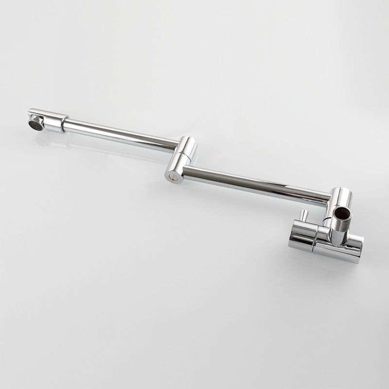 Compact Wall Mount Single Handle Kitchen Faucet