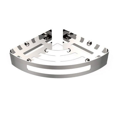 Luxury Chrome Bathroom Shelf Set Stainless Steel Corner Rack