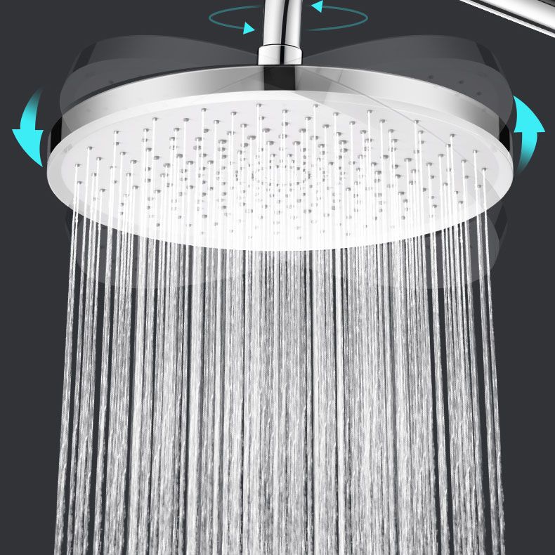 Round High Pressure Wall Mount Shower Head with Spray
