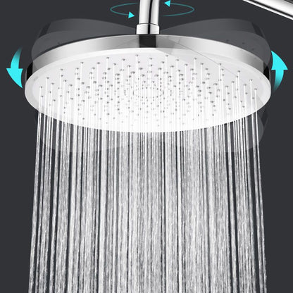 Round High Pressure Wall Mount Shower Head with Spray