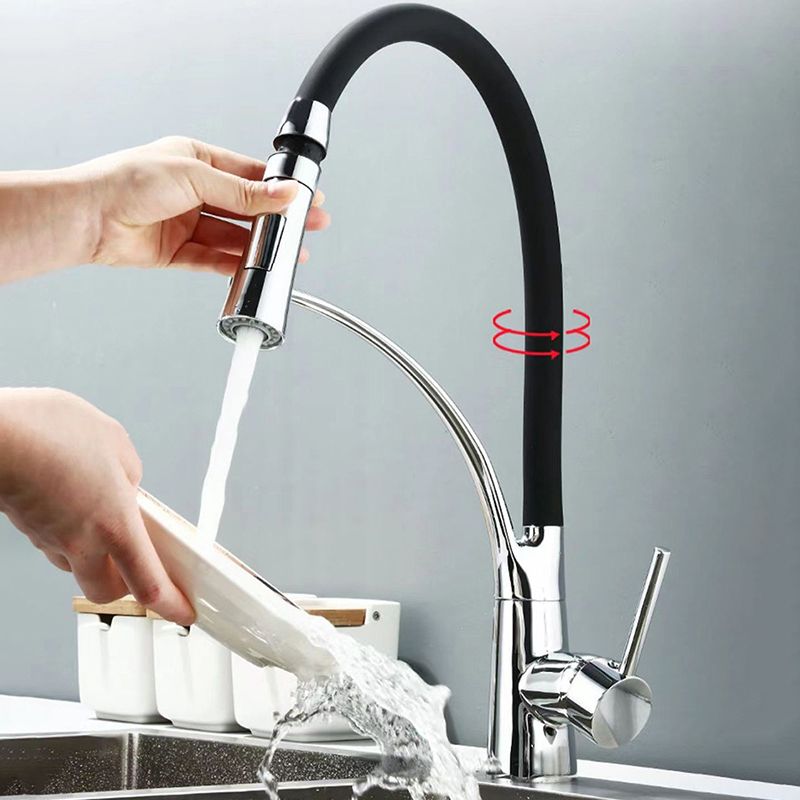 Stylish Touchless Copper Kitchen Faucet with Water Dispenser - Cofik