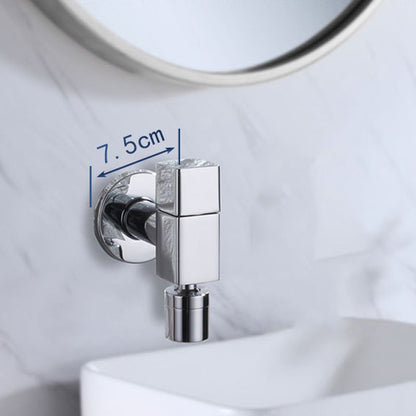 Modern Round Brass Bathroom Faucet Handle