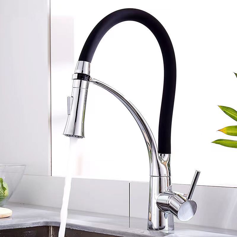 Stylish Touchless Copper Kitchen Faucet with Water Dispenser
