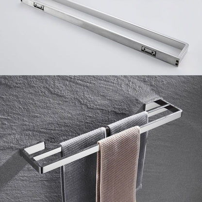 Luxury 5-Piece Chrome Bathroom Accessory Set