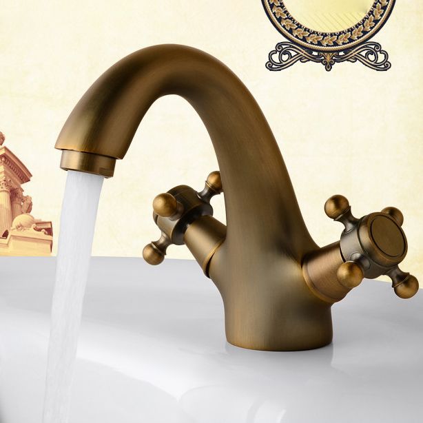 Space Saving Foldable Bathroom Faucet – 2 Lever Handles