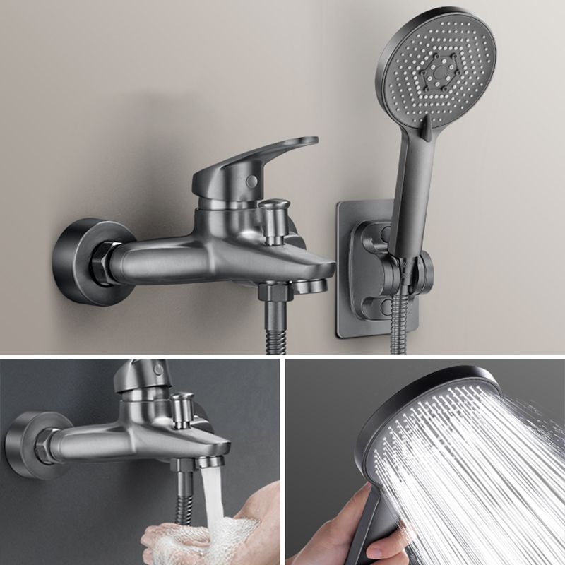 Luxury Bath Faucet Handheld Shower Wall Mount