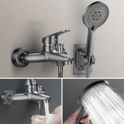 Luxury Bath Faucet Handheld Shower Wall Mount