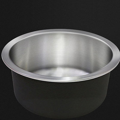 Modern Round Stainless Steel Kitchen Sink with Strainer