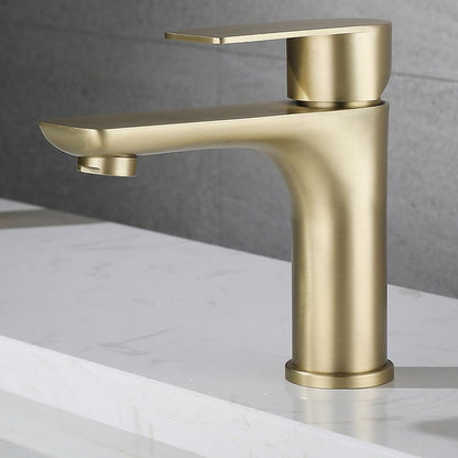 Stylish Copper Single Handle Vessel Sink Faucet