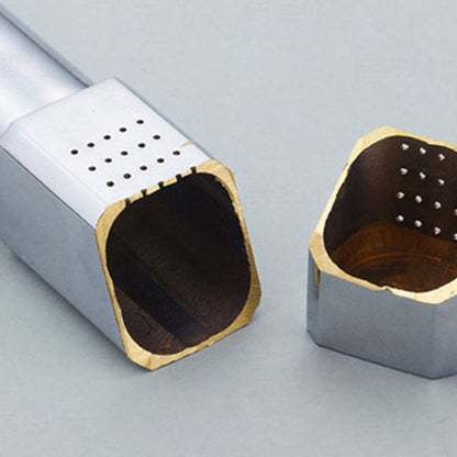 Easy Grip Square Shower Head Stainless Steel Shower