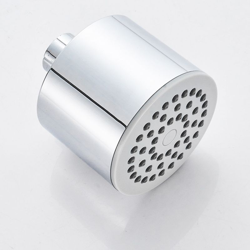 Silver Round Wall Mount Shower Head Stainless Steel