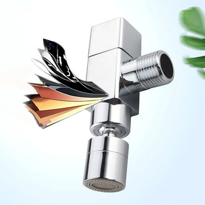 Modern Wall Mount Bathroom Faucet Solid Brass Finish