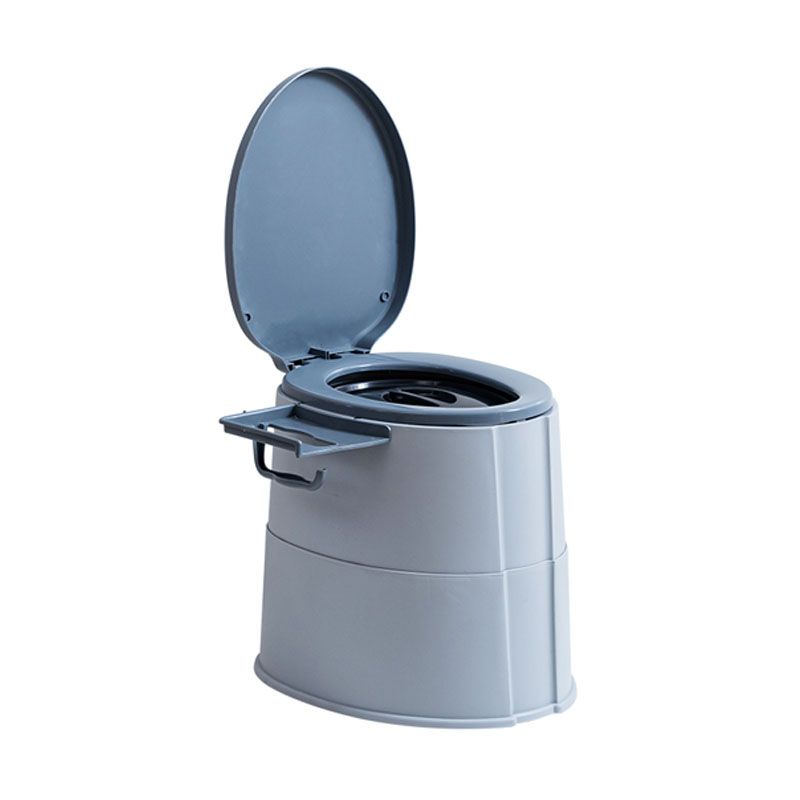 Compact Round Floor Mount Toilet Bowl for Bathroom