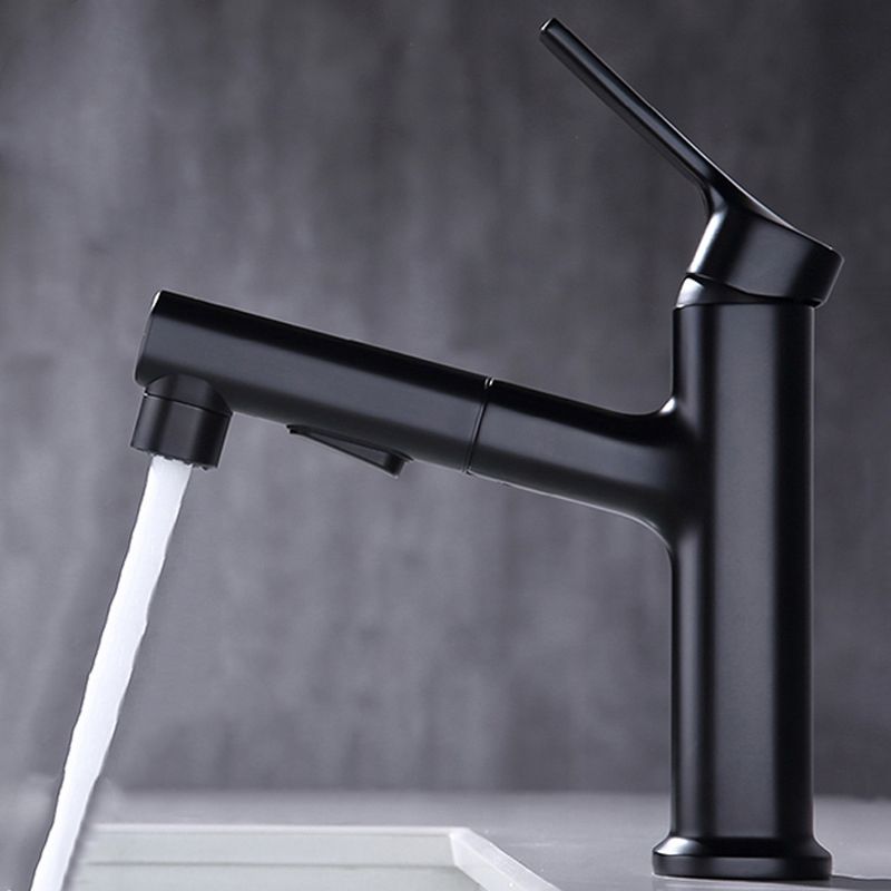 Classic Round Basin Sink Faucet in Solid Brass