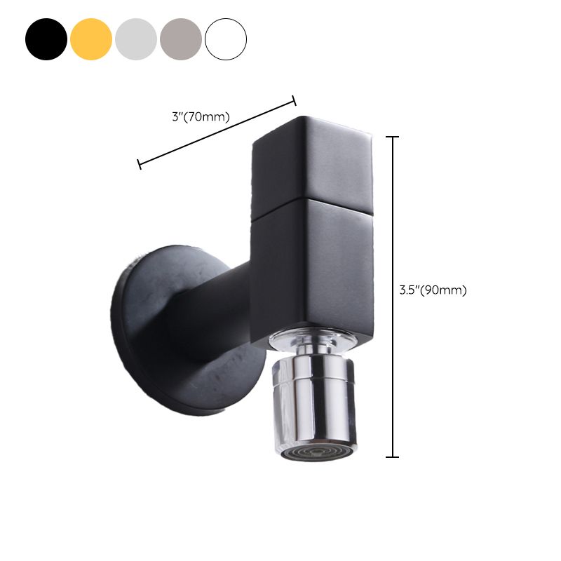 Modern Round Brass Bathroom Faucet Handle