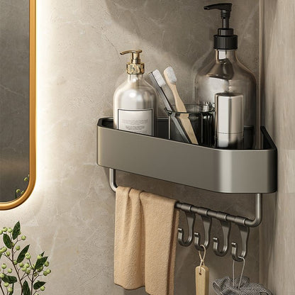 Sticky Bathroom Shelf Metal Organizer Accessory
