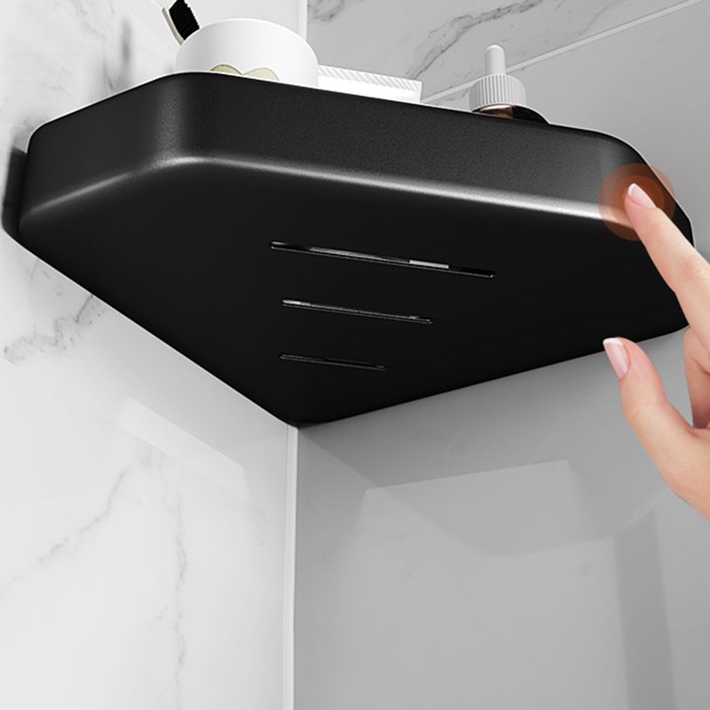 Stylish Black Bathroom Shelf Set Rustproof 1/2/3 Piece