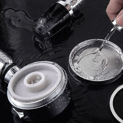 Modern Round Shower Head 3 Mode Spray in Chrome